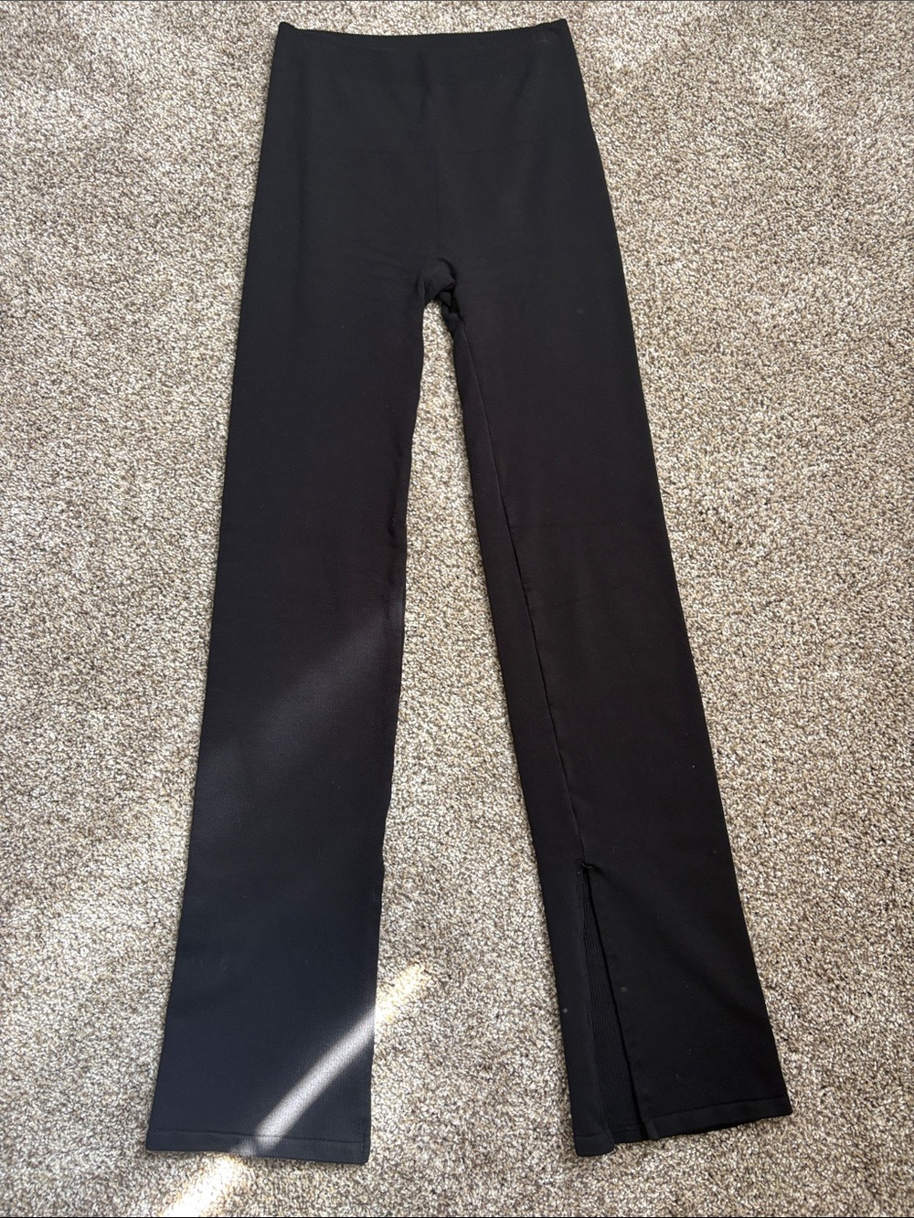 Fabletics Black Ribbed Leggings